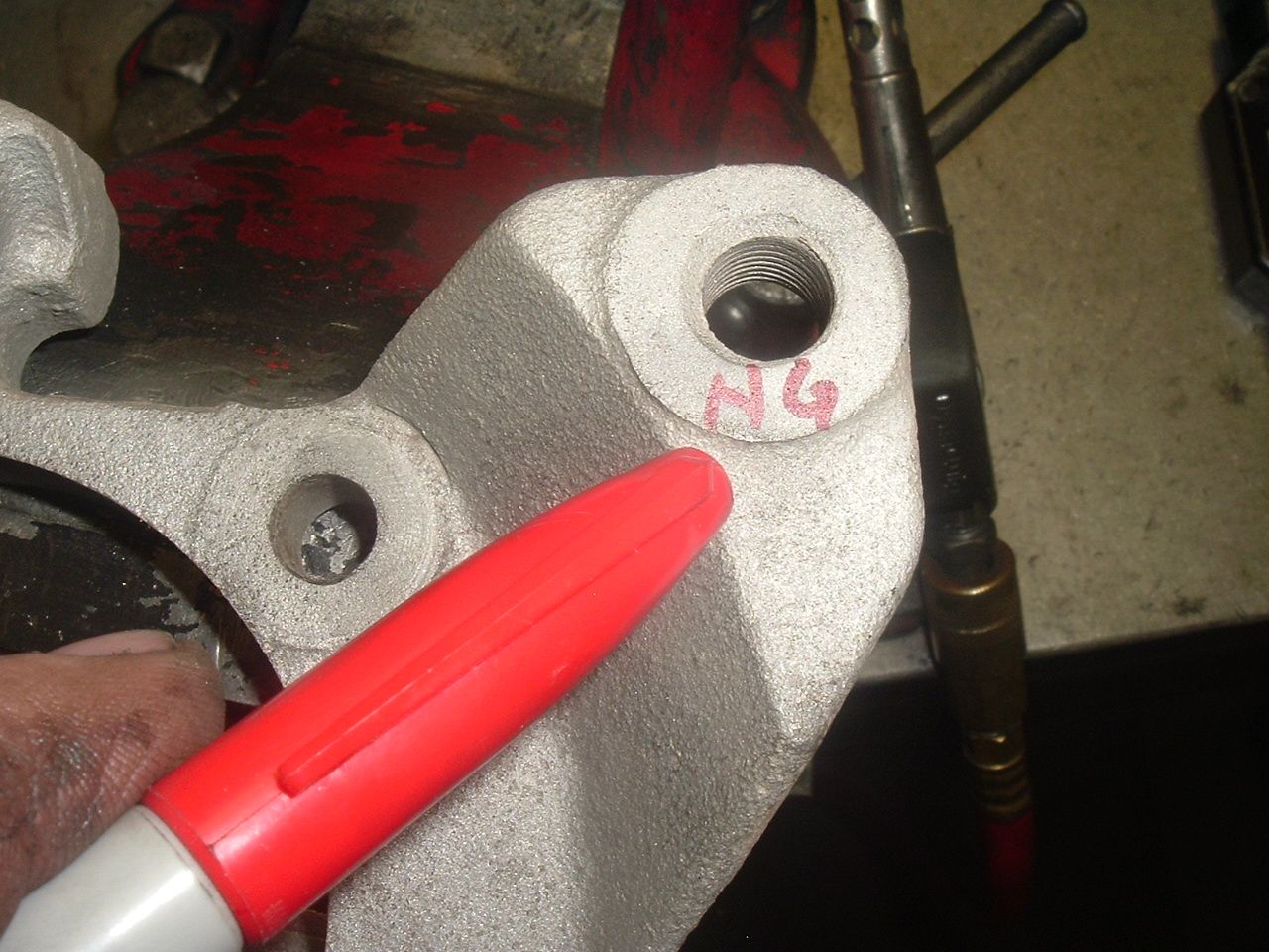 Stripped caliper bolt hole CorvetteForum Chevrolet Corvette Forum